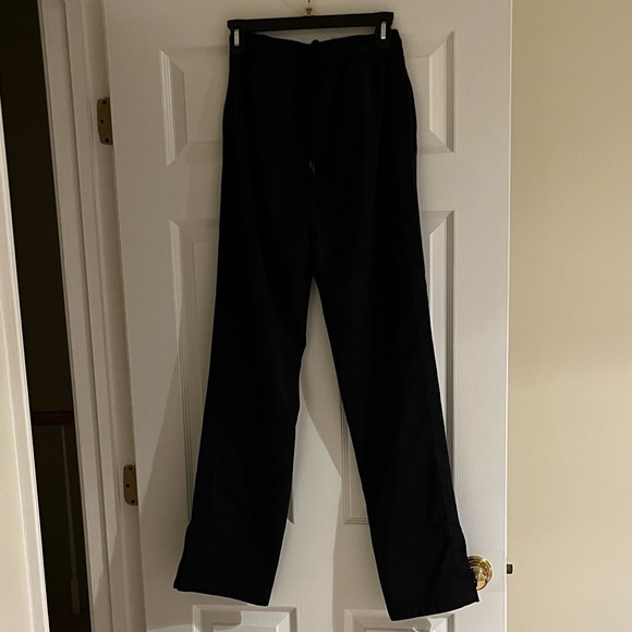 ALO Yoga Black Relaxed Slit Pants - Picture 3 of 7